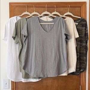 Bundle of 5 V-Neck Women's Tee